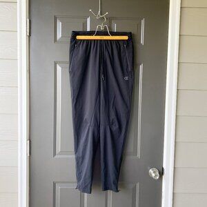 Champion Men's Black Sweatpants with Seamed Knees Size M